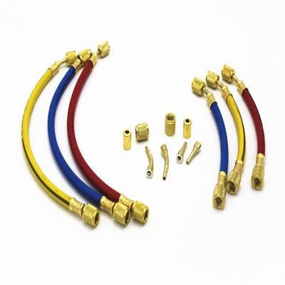 Smooth Surface 5mm Refrigerant Charging Hose Fittings 4000 Psi Hose