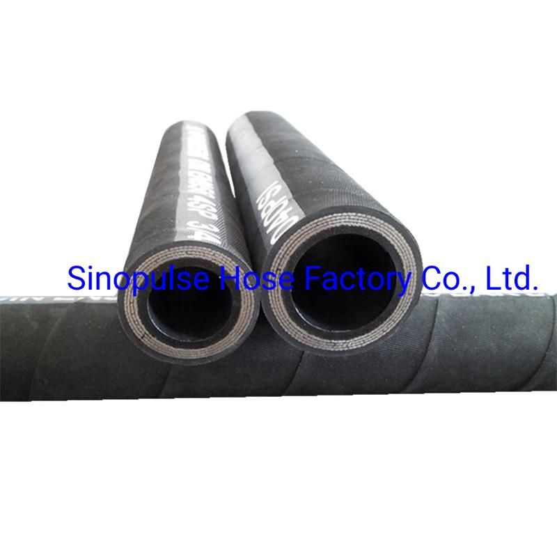 4 Steel Wire Spiral High Abrasion Flexible Hydraulic Rubber Hose