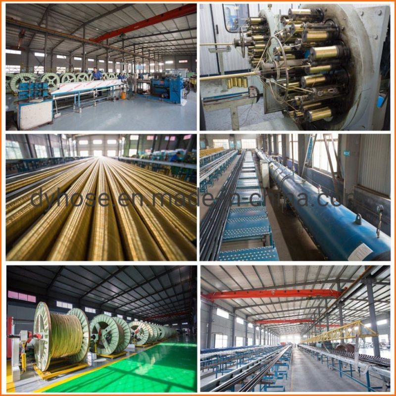 Factory China Hydraulic Hose 4sp High Pressure Rubber Hose