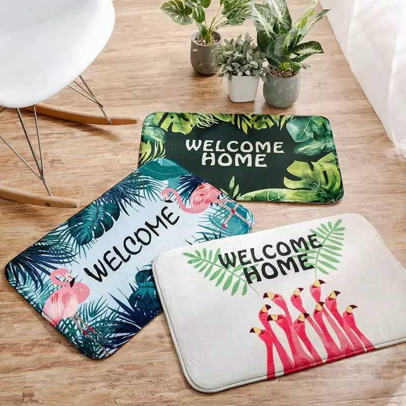 Elegent Promotinal Cost Price Washable Custom Free Printed Floor Mat, Kitchen Mat, Living Room Mat