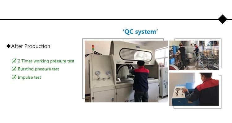 SAE 100r5 Hydraulic Oil Rubber Hose for Construction Machine Oil Return System