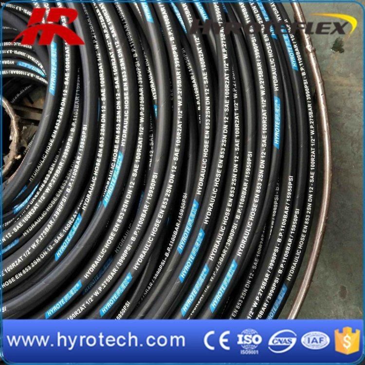 China Competitive Price SAE 100 R2at High Pressure Hydralic Hose 2sn