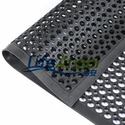 High Quality Cheap Anti-Fatigue Rubber Kitchen Mat, Rubber Hole Mat