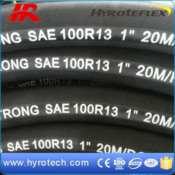 High Quality and 4 or 6 High Tensile Steel Wire Spiral Rubber Hose SAE100r13 SAE 100r15