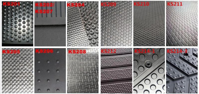 Top Quality Rolled Anti Slip Cow Cubicle Cattle Horse Stable Stall Alley Milking Rubber Mat