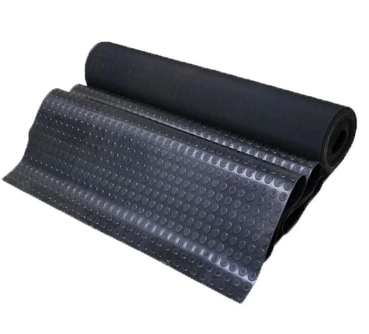 Black Anti Slip Shed Van Garage Workshop Rubber Flooring Sheet