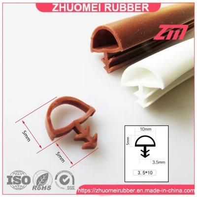 Flexible Extruded TPE Silicone Weatherstrip for Wooden Doors
