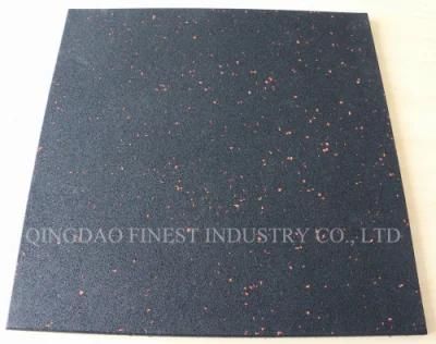 Hot Sales Heavy Duty Crossfit Shock Absorption EPDM Speckles Gym Rubber Flooring Tiles for Fitness