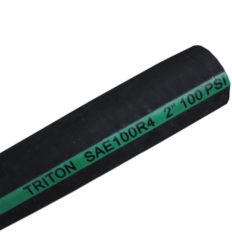 Oil Resistant Flexible Hydraulic Industrial Hose SAE R4 3/4" 12 19mm