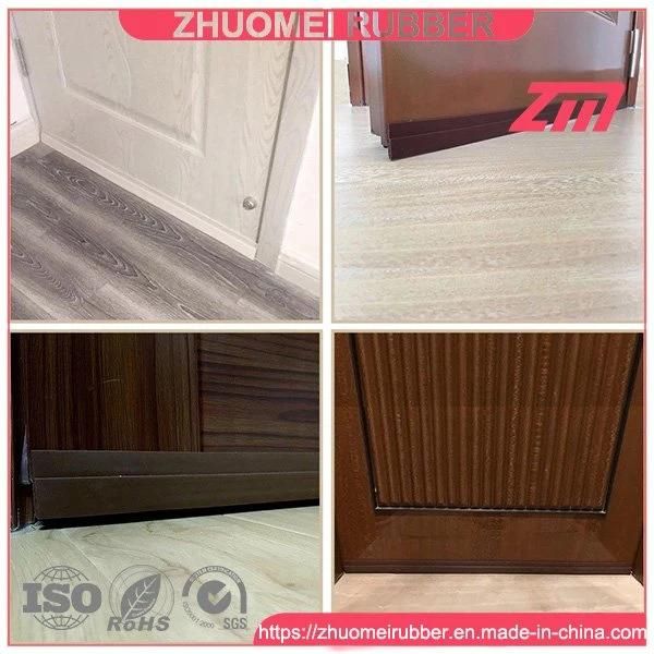 Door Draft Stopper, Self Adhesive Strong Under Door Silicone Sweep Weather Stripping Weatherproof Doors Bottom Seal Strip