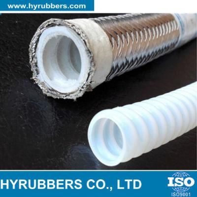 High Temperature PTFE Hose Stainless Steel Braided/ Convoluted PTFE Hose