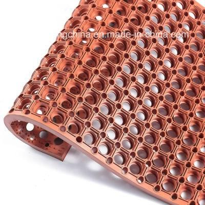 Anti-Slip Drainage Mat for Workshop, Shower Area, Kitchen, Bathroom
