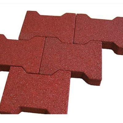 Dog Bone Walkway Rubber Floor Tile Outdoor Rubber Paver