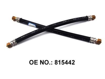 Rubber Air Brake Hose Assembly 3/8&quot; ID Hose, 3/8&quot; NPT Fittings, One End Fixed, One End Swivel OE# 815442
