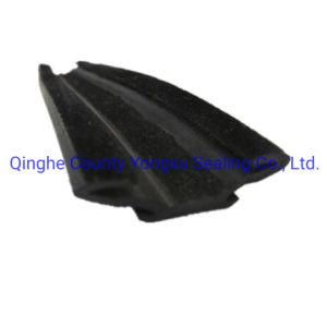 Weatherproof Rubber Car Door Flocked Window Seal Strip