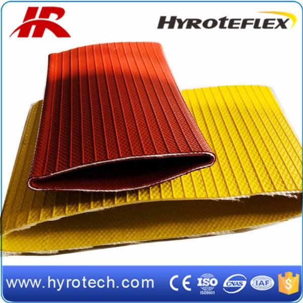 Yellow High Quality NBR Layflat Hose for Fire Fighting