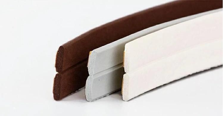 D-Shape Car Rubber Hood Lining Sealing Profile with 3m Tape