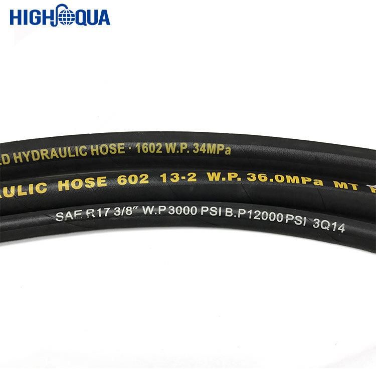 SAE R17 Wire Braid Reinforcement Hydraulic Hose