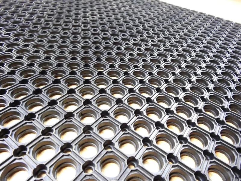 Acid Resistant Industrial Rubber Mat, Drainage Rubber Floor Mat