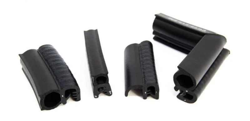 U Shaped Rubber Seal Strip EPDM Rubber Extrusions Glass Edge Guard Protector