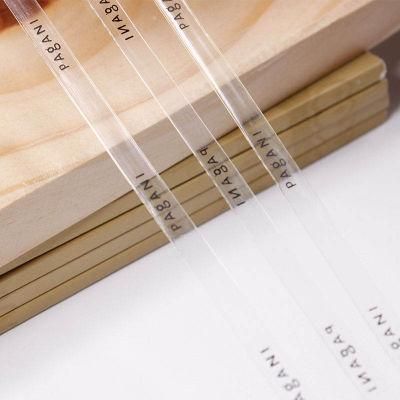 Transparent Silicone Ribbons Elastic TPU Mobilon Tape for Lingerie