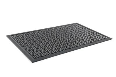 50X80 Checkered Rubber Floor Doormat with Non-Slip Backing
