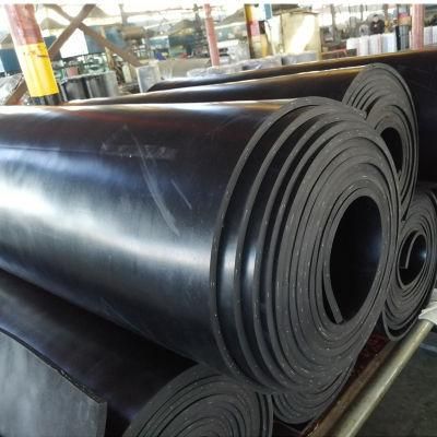 High Stability 1 Ply Cloth, Fabric, Nylon Insertion NBR Rubber Sheeting NR Rubber Matting for Industry Seals