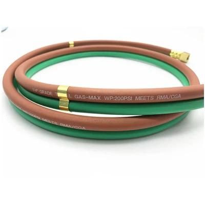 DN6 Fiber Braided Twin Hose for Gas Cutting