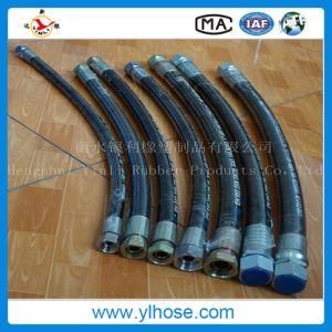 Smooth Cover En853 2sn 3/8 Fuel Hydraulic Rubber Hose