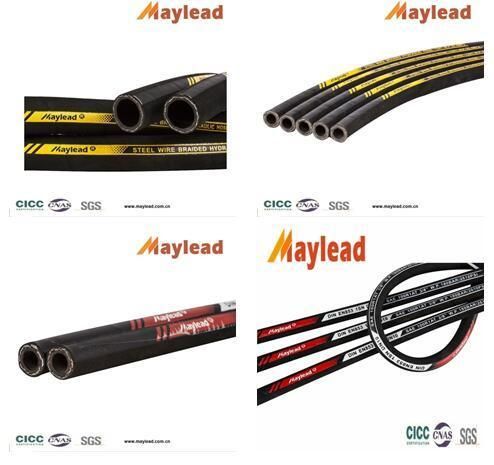 2504sp High Pressure Flexible Spiral Reinforced Rubber Hydraulic Hose