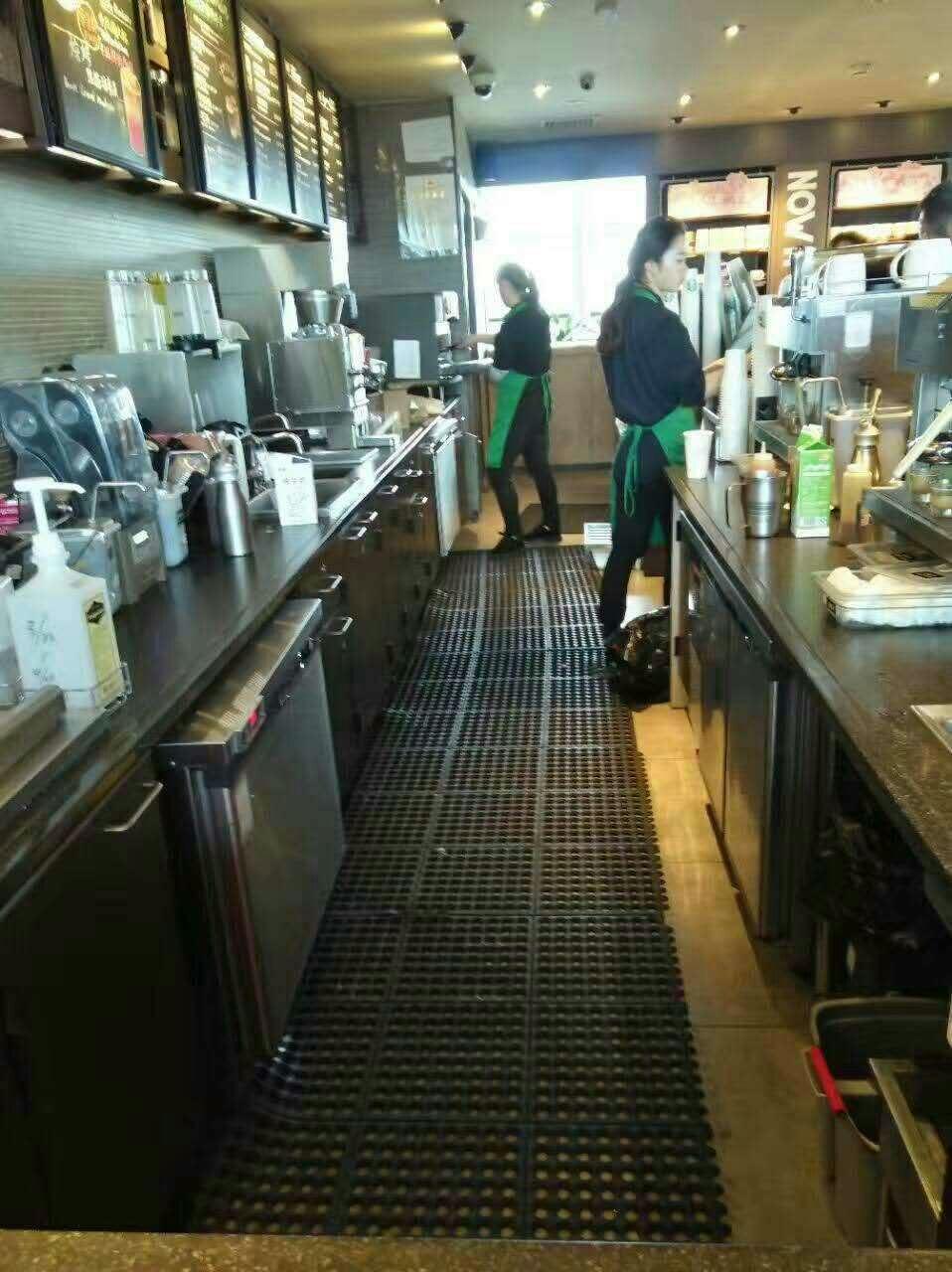 Anti-Skid Interlocking Rubber Mats for Commercial Kitchen/ Interlocking Rubber Mats