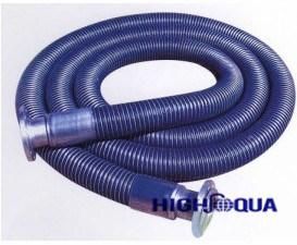 Black and Colorful Corrugated Tank Truck Hose