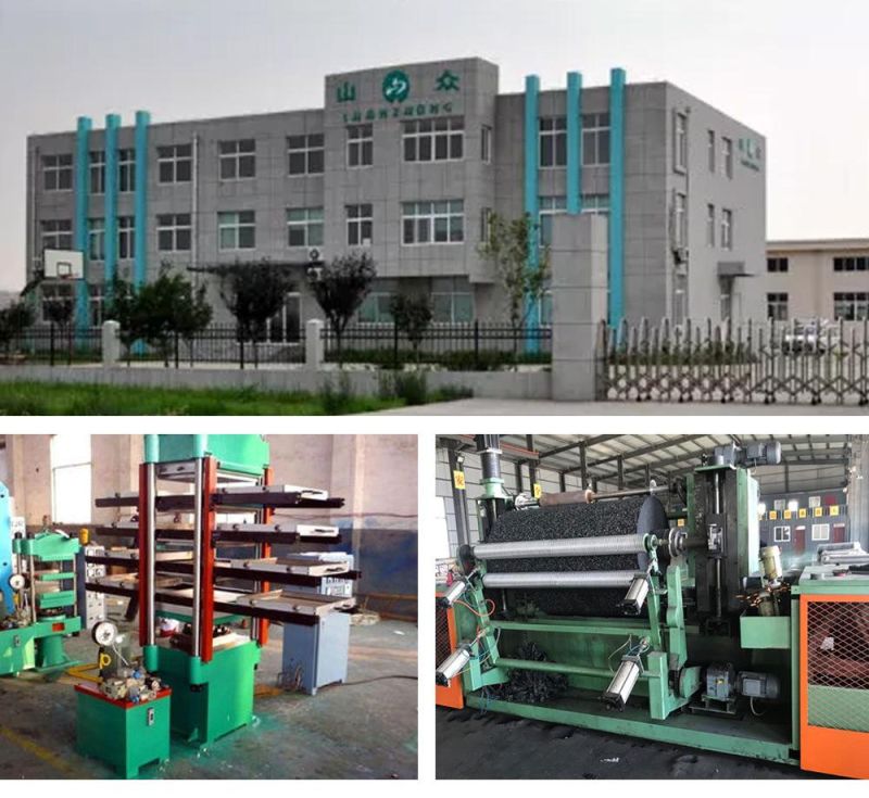 Park Road Street Beautiful Skid - Resistant Elastic I - Shaped Rubber Tile
