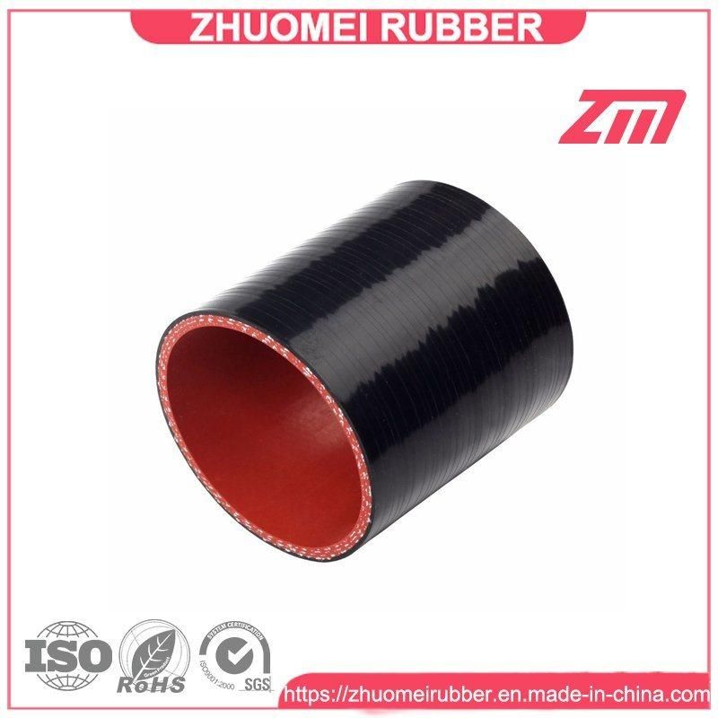 Blue Reinforced Silicone Straight Hose
