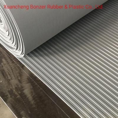 SBR Nr Sheet 3-8 mm Corrugated Rubber Mat Anti-Slip Fine Ribbed Rubber Sheet