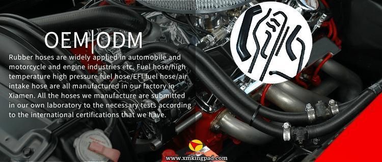 Customized Chinese Factory Molded Rubber Preformed NBR Automotive Fuel Tank Filler Neck Hose
