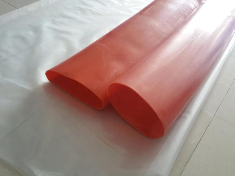 Silicone Sleeve, Silicone Tube, Silicone Pipe, Silicone Tubing for Corona Rollers with Red or Orange Color
