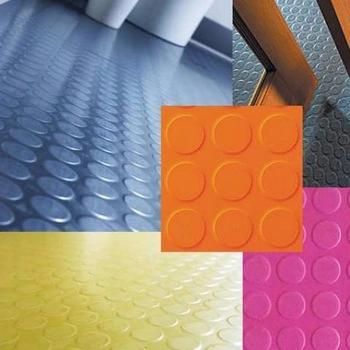 Excellent Anti-Slip Properties Coin Pattern Rubber Floor Mat