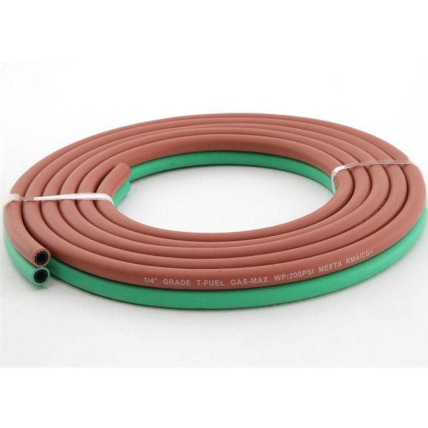 Red & Green 1/4′′ Rubber Welding Twin Hose