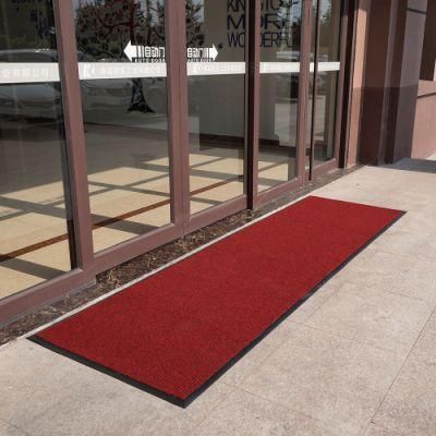 Indoor/Outdoor Double-Ribbed Carpet with Skid-Resistant PVC Backing