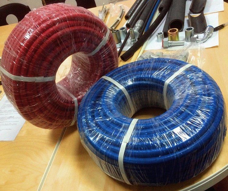 20 Years Production Experience 20 Bar Red and Blue Color Twin Welding Hose