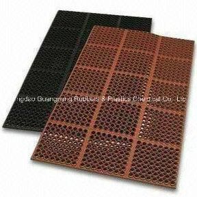 Anti-Fatigue Rubber Kitchen Floor Mat, Drainage Rubber Floor Mat