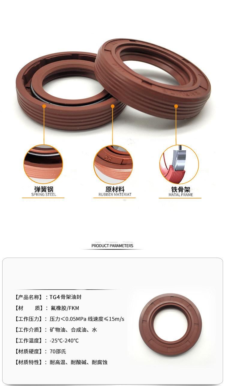 High Quality Wear-Resistant, Oil-Resistant and Aging-Resistant NBR FKM Rubber Oil Seal