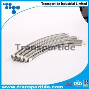 Smoothbore Stainless Steel Braid Hose/SAE100 R14/PTFE Teflon Flexible Hose