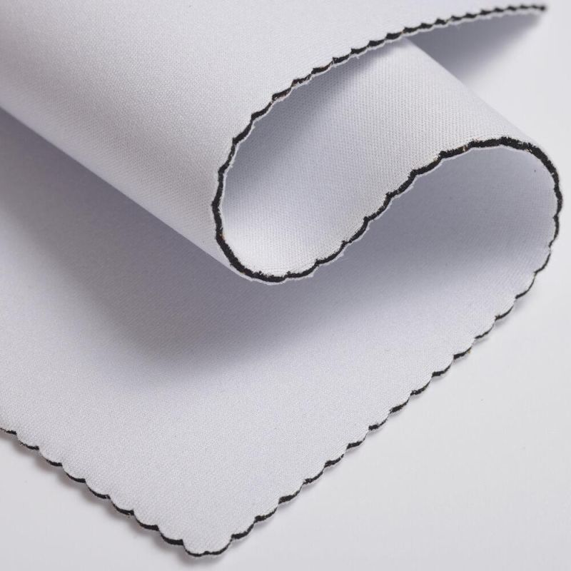 Audited Factory Wholesale White Jersey Polyester Fabrics Neoprene for Printing