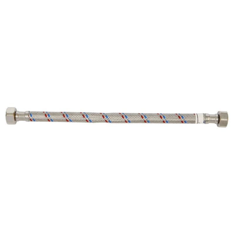 Stainless Steel 304 Braided Hose with Brass Nuts D12*30cm