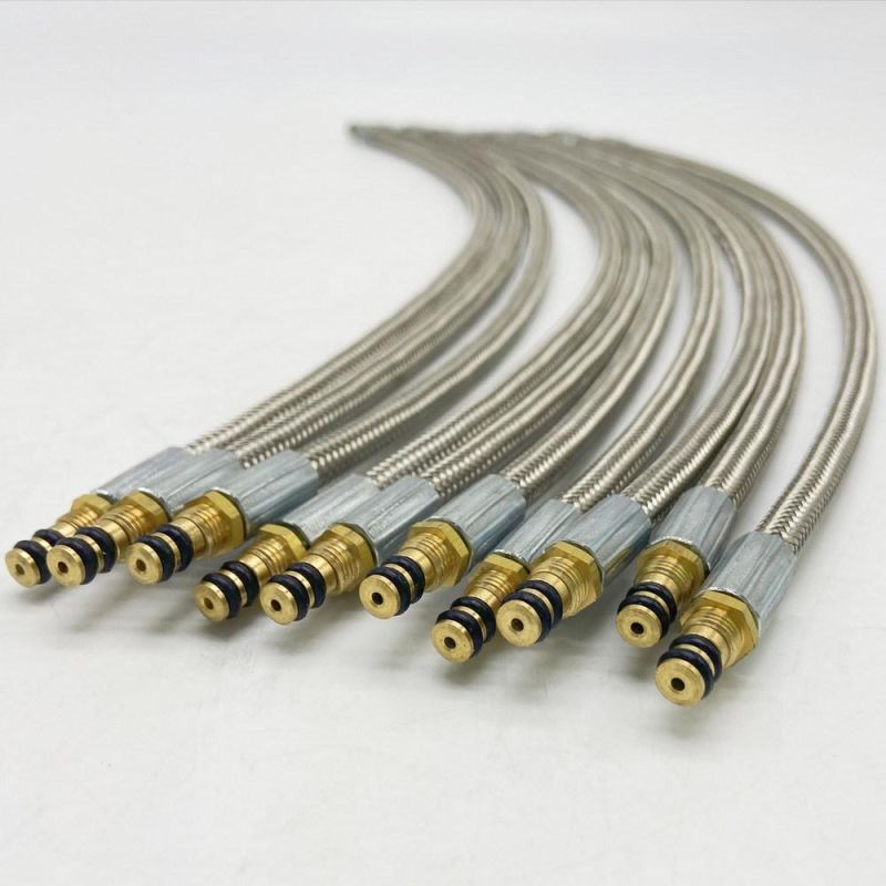 Stainless Steel Wire Braided Rubber Gas Hose for Outdoor Camping Stove