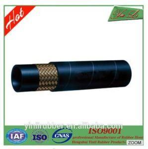 China En853 1sn 2sn Wire Braided Hydraulic Rubber Hose