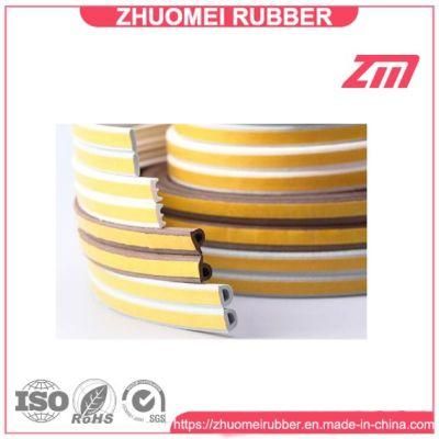 Self Adhesive EPDM Noise Isolating Rubber Window Door Seals