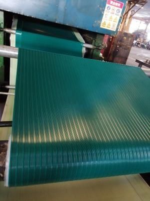 Anti-Slip 15mm Fine Ribbed Rubber Sheet Flooring Mats